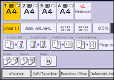 Schermafbeelding bedieningspaneel