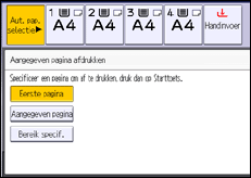 Schermafbeelding bedieningspaneel