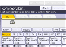 Schermafbeelding bedieningspaneel