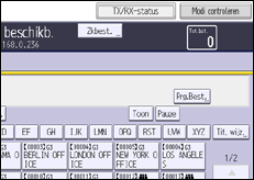 Schermafbeelding bedieningspaneel