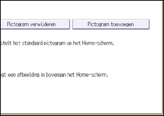 Schermafbeelding bedieningspaneel