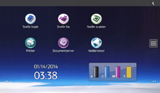 Schermafbeelding bedieningspaneel