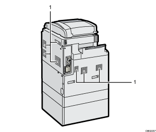 Afbeelding van hoofdeenheid met opsomming van onderdelen