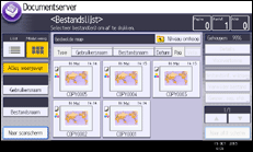 Schermafbeelding bedieningspaneel