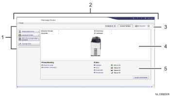 Schermafbeelding van internetbrowser (afbeelding met genummerde items)