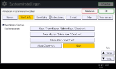 Schermafbeelding bedieningspaneel