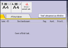 Afbeelding van bedieningspaneel