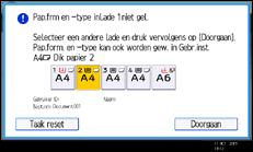 Schermafbeelding bedieningspaneel
