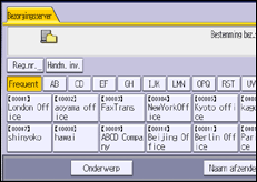 Schermafbeelding bedieningspaneel