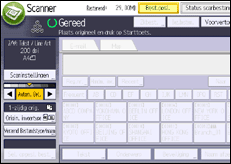 Schermafbeelding bedieningspaneel