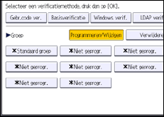 Schermafbeelding bedieningspaneel