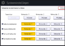 Afbeelding van bedieningspaneel