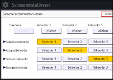 Afbeelding van bedieningspaneel