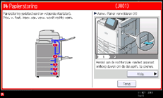 Schermafbeelding bedieningspaneel