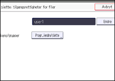Illustrasjon av brukerpanel