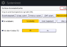 Illustrasjon av brukerpanel