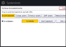 Illustrasjon av brukerpanel