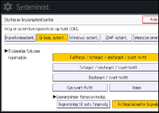 Illustrasjon av brukerpanel