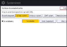 Illustrasjon av brukerpanel