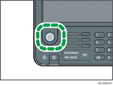 Illustrasjon av Hjem-tasten