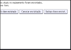 Ilustração do ecrã do painel de operação