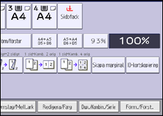 Bild av användarpanelens skärm