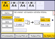 Bild av användarpanelens skärm