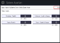 İşlem paneli ekran çizimi