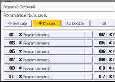 İşlem paneli ekran çizimi