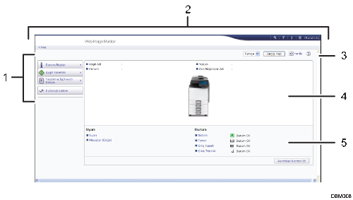 Web tarayıcısı ekranı resmi numaralı çağırma resmi