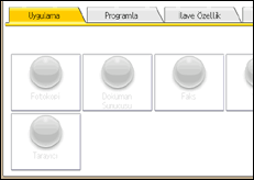 İşlem paneli ekran çizimi