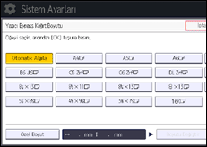 İşlem paneli ekran çizimi