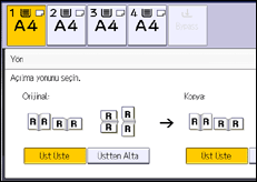 İşlem paneli ekran çizimi