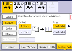 İşlem paneli ekran çizimi