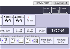 İşlem paneli ekran çizimi