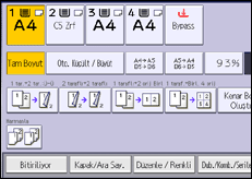 İşlem paneli ekran çizimi