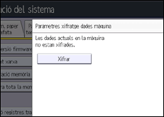 Il·lustració de pantalla del panell d'operacions
