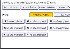 Il·lustració de pantalla del panell d'operacions