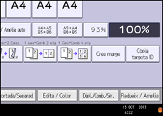Il·lustració de pantalla del panell d'operacions