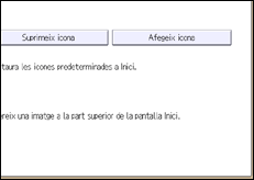 Il·lustració de pantalla del panell d'operacions