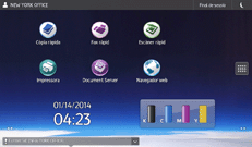 Il·lustració de pantalla del panell d'operacions