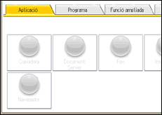 Il·lustració de pantalla del panell d'operacions