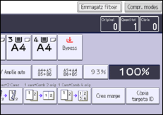 Il·lustració de pantalla del panell d'operacions