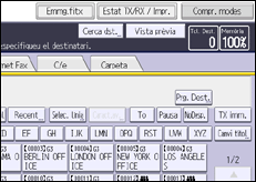 Il·lustració de pantalla del panell d'operacions