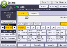 Il·lustració de pantalla del panell d'operacions