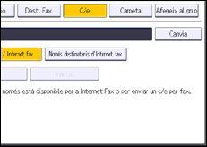 Il·lustració de pantalla del panell d'operacions