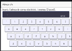 Il·lustració de pantalla del panell d'operacions