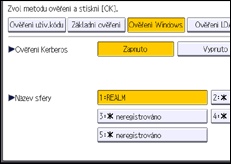 Ilustrace displeje ovládacího panelu