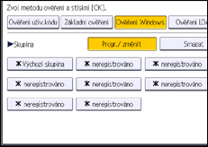 Ilustrace displeje ovládacího panelu