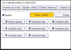 Ilustrace displeje ovládacího panelu